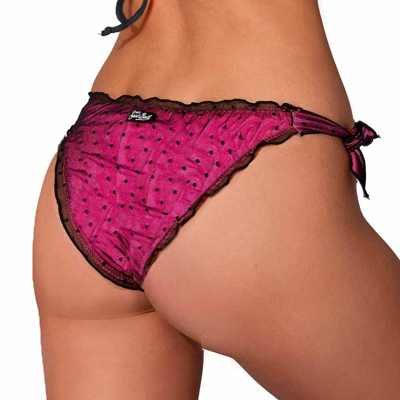 Mc2 Saint Barth Pink Swim Briefs With Tulle In Pink