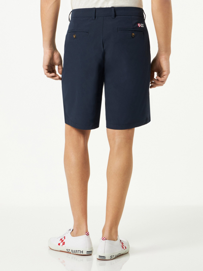 Mc2 Saint Barth Man Short Bermuda In Blue