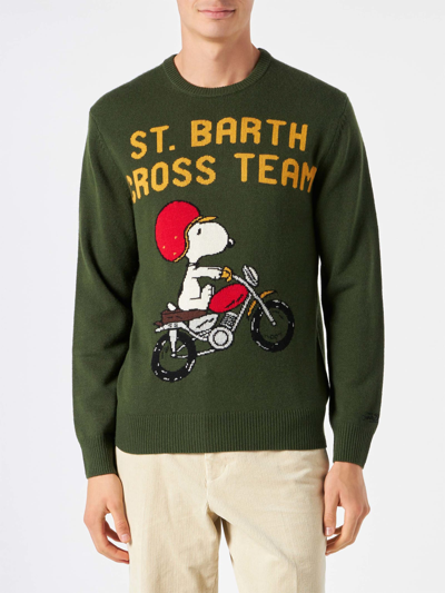 Mc2 Saint Barth Snoopy Enduro Wool And Cashmere Blend Jumper