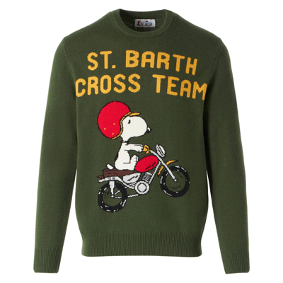 Mc2 Saint Barth Snoopy Enduro Wool And Cashmere Blend Jumper