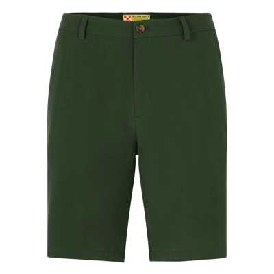 Mc2 Saint Barth Man Military Green Bermuda In Green