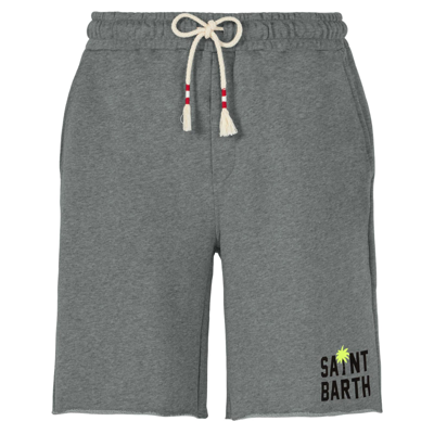 Mc2 Saint Barth Man Cotton Grey Bermuda
