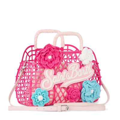Shop Mc2 Saint Barth Jelly Small Bag With Patches