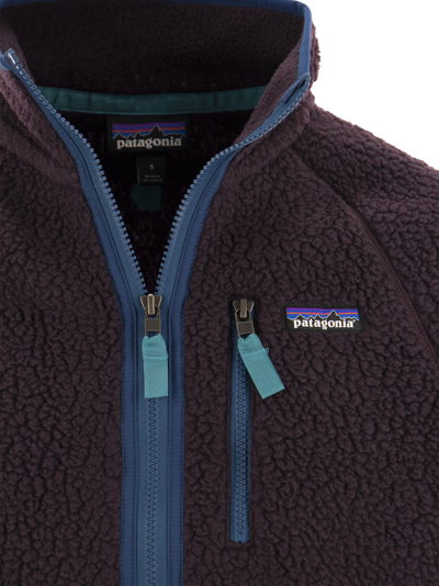 Shop Patagonia Retro Pile - Fleece Jacket In Bordeaux