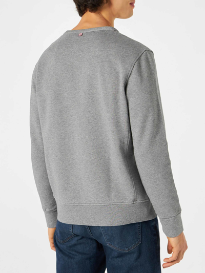 Mc2 Saint Barth Cotton Sweatshirt With Les Italiens Print
