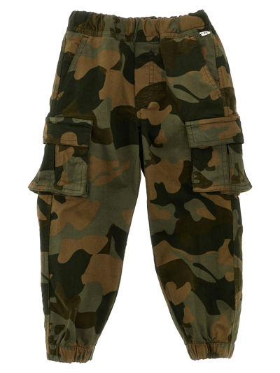 Shop Il Gufo Camouflage Pants In Green