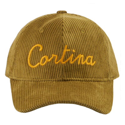 Shop Mc2 Saint Barth Baseball Corduroy Cap With Cortina Embroidery In Green