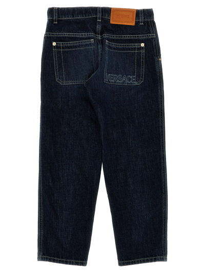 Versace Medusa Jeans In Blue
