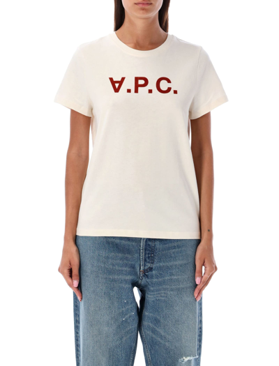 Shop Apc Vpc T-shirt In Off White
