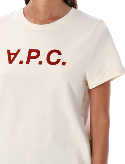 Shop Apc Vpc T-shirt In Off White
