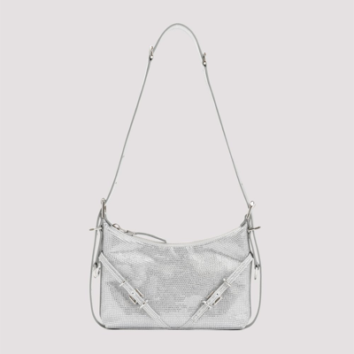 Shop Givenchy Mini Voyou Bag In Grey