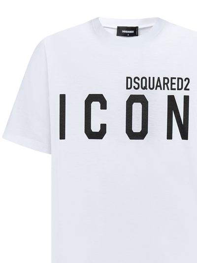 Shop Dsquared2 Icon Forever Easy T-shirt In White