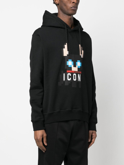 Shop Dsquared2 Icon Cool Sweatshirt In Black