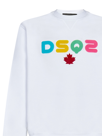 Shop Dsquared2 Cool Sweatshirt In White
