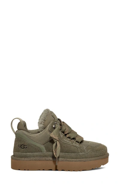 Ugg Women's Lowmel Lace-up Sneaker Booties In Moss Green