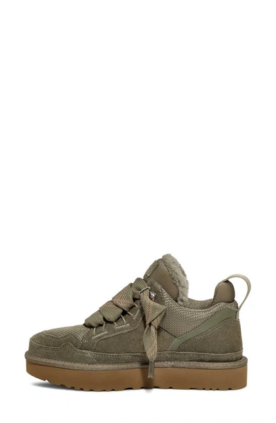 Ugg Women's Lowmel Lace-up Sneaker Booties In Moss Green