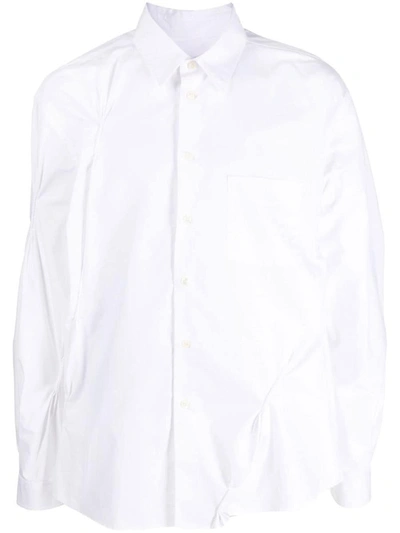 Shop 424 Cotton Shirt In White