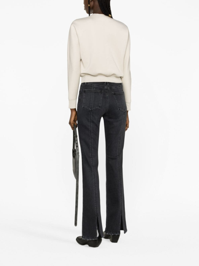 Good American Bootcut Cotton Jeans In Black