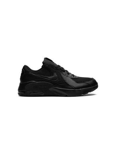 Shop Nike Air Max Excee "triple Black" Sneakers