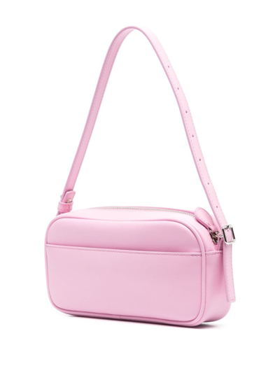 Courrèges Reedition Leather Shoulder Bag In Pink