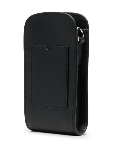 Apc James Leather Mini Bag In Black