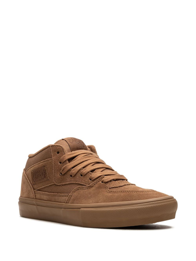 Vans Skate Half Cab "brown" Sneakers In Brown