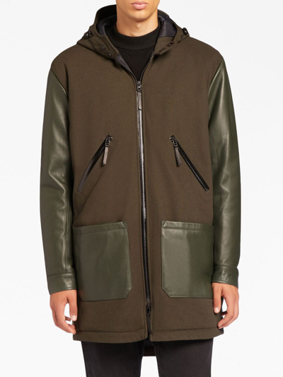 Giuseppe Zanotti Waylen Hooded Jacket In Green