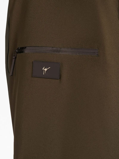 Giuseppe Zanotti Waylen Hooded Jacket In Green