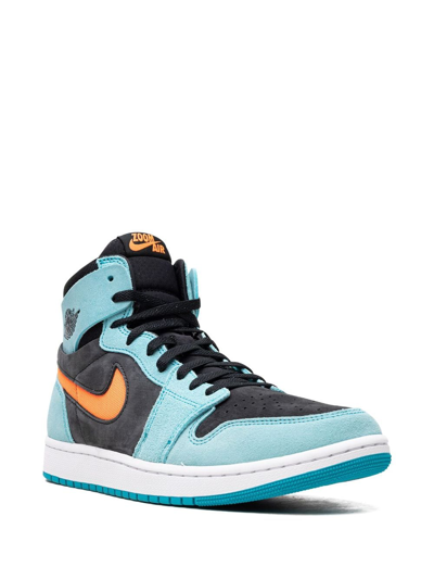 Shop Jordan Air  1 Zoom Cmft 2 "bleached Aqua" Sneakers In Blau