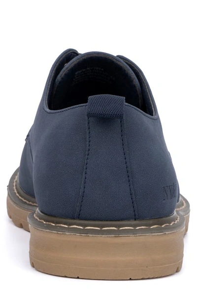 Shop New York And Company Dorian Lace-up Derby In Navy