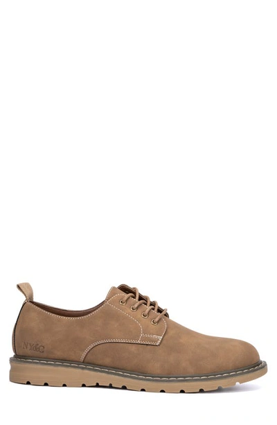 Shop New York And Company Dorian Lace-up Derby In Tan
