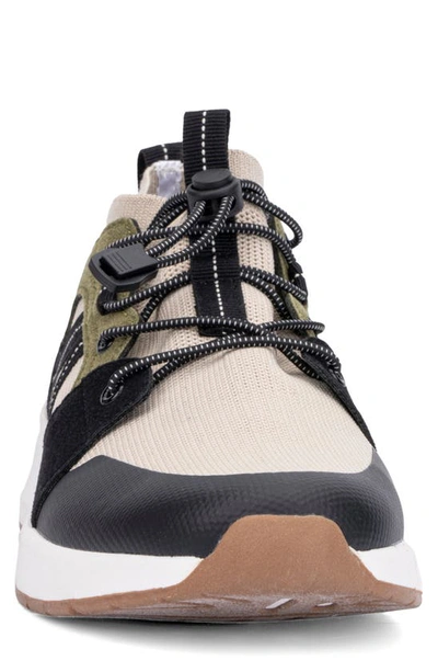 New York And Company Men's Faux Leather Zion Sneakers In Black Multi