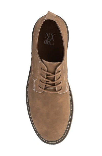 Shop New York And Company Dorian Lace-up Derby In Tan