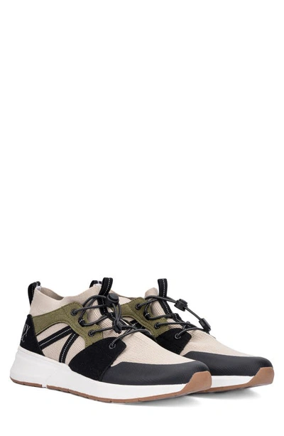 New York And Company Men's Faux Leather Zion Sneakers In Black Multi