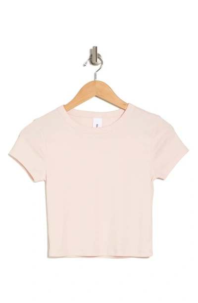 Shop Abound Short Sleeve Baby Tee In Pink Crystal