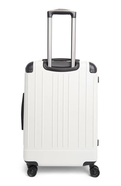 Kenneth Cole Flying Axis 24" Hardside Spinner Luggage In Coconut White
