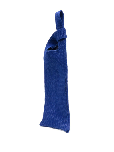 Shop A. Roege Hove Emma Knitted Tote Bag In Blue