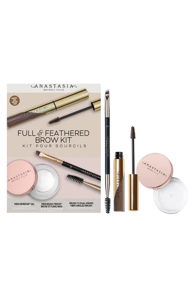 Shop Anastasia Beverly Hills Full & Feathered Brow Kit In Soft Brown