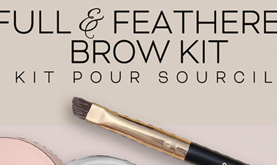 Shop Anastasia Beverly Hills Full & Feathered Brow Kit In Dark Brown