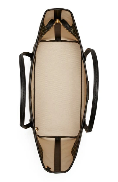 Tory Burch Ever-ready' Large Shopping Bag In Black Fabric In Black