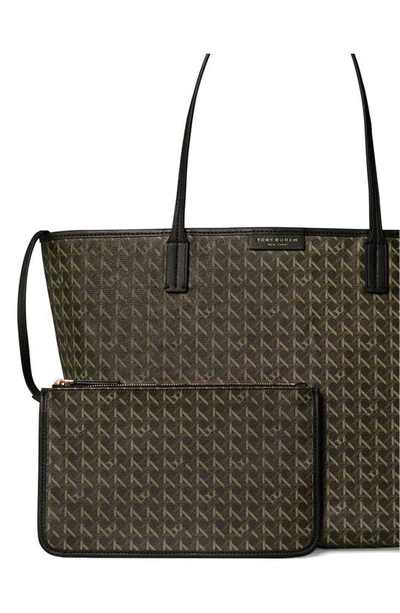 Tory Burch Ever-ready' Large Shopping Bag In Black Fabric In Black