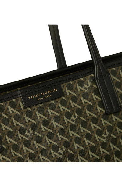 Tory Burch Ever-ready' Large Shopping Bag In Black Fabric In Black