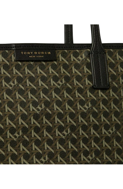Tory Burch Ever-ready' Large Shopping Bag In Black Fabric In Black