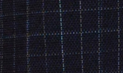 Liverpool Los Angeles Shadow Plaid Fitted Knit Blazer In D Nv Windowpane