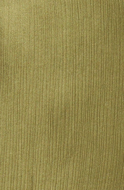 Btfl-life Galiena Long Sleeve Satin Wrap Dress In Olive