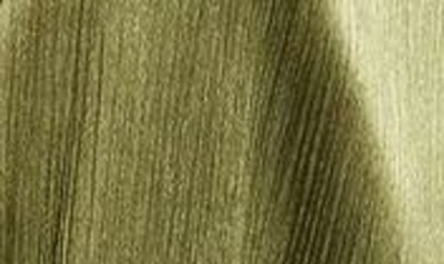 Btfl-life Galiena Long Sleeve Satin Wrap Dress In Olive