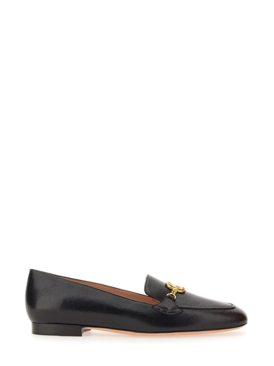 Bally Obrien Leather Loafers In Black
