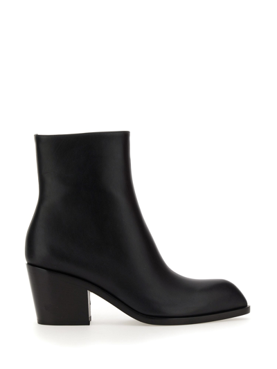 Shop Gianvito Rossi Leather Boot In Black