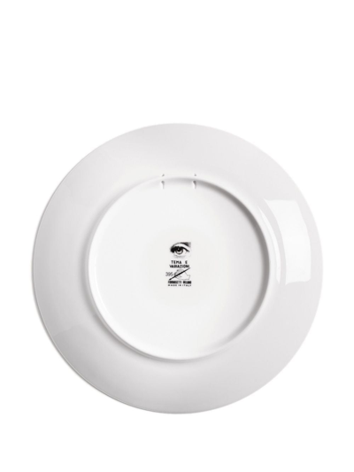 Fornasetti Tema E Variazioni N. 395 Wall Plate In White