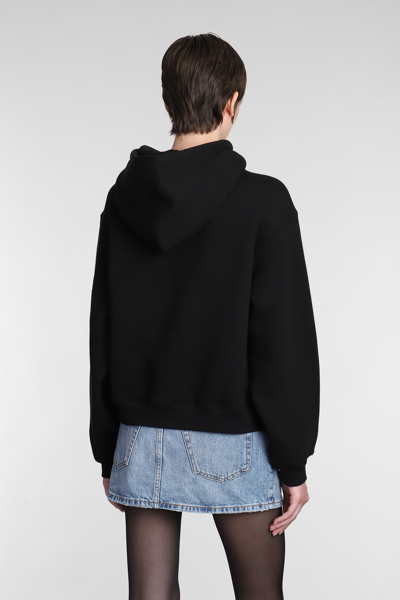 Shop Alexander Wang Sweatshirt In Black Cotton
